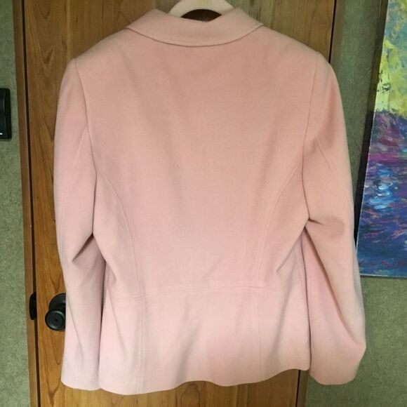 NWOT. Tribu Brand Women’s Size 10 Cashmere Blend Outdoor Jacket Soft Pink - Picture 5 of 11